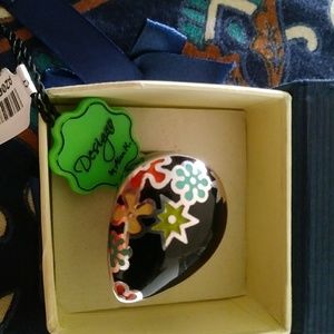 Alan K Jewelry - Murano, Silver ring. Size 8 Alan K Jewelry - Murano, Silver ring. Size 8